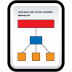 Document Organization Chart Icon